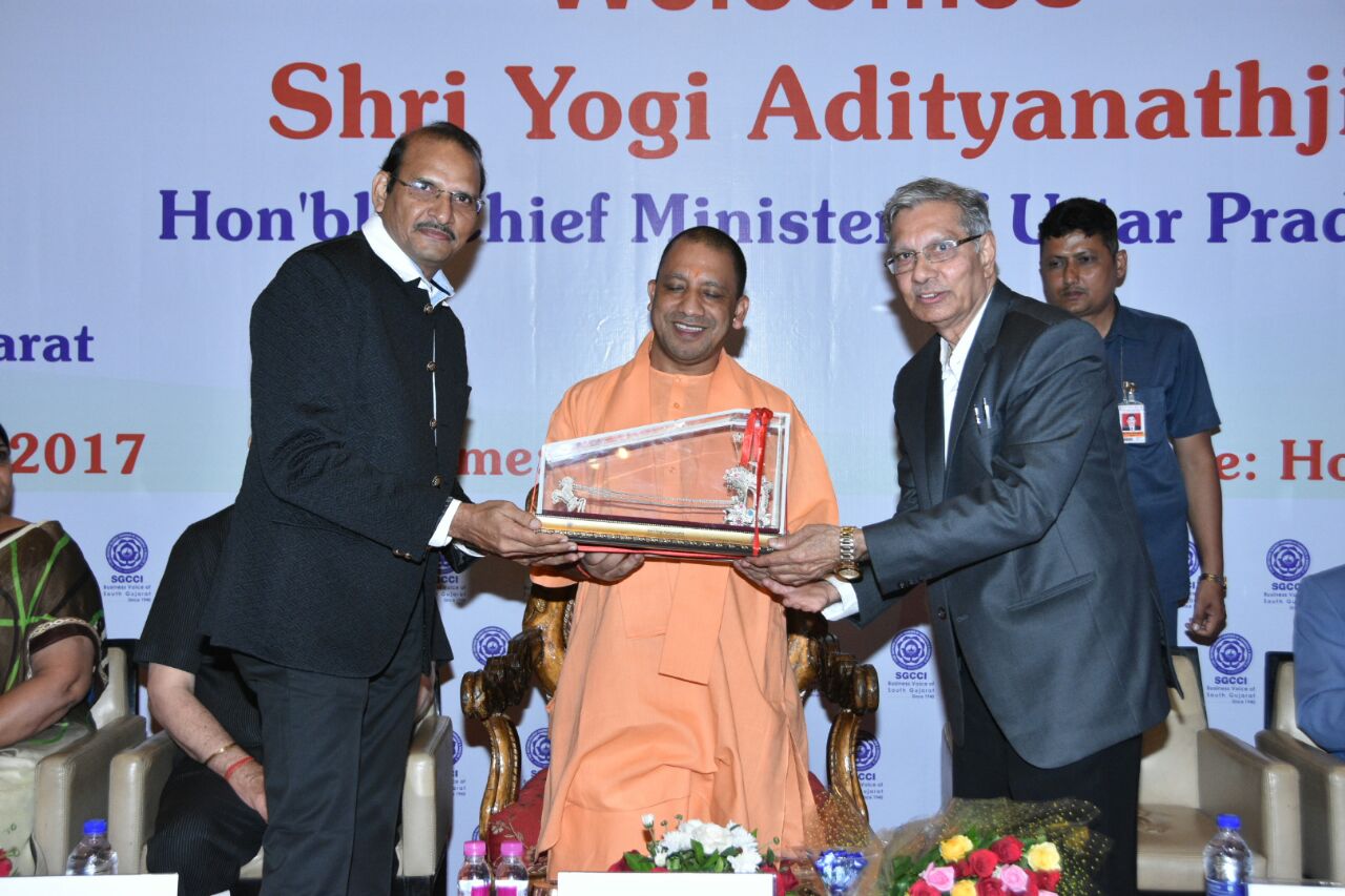 With Hon’ble CM of UP – Shri Yogi Adityanathi Ji